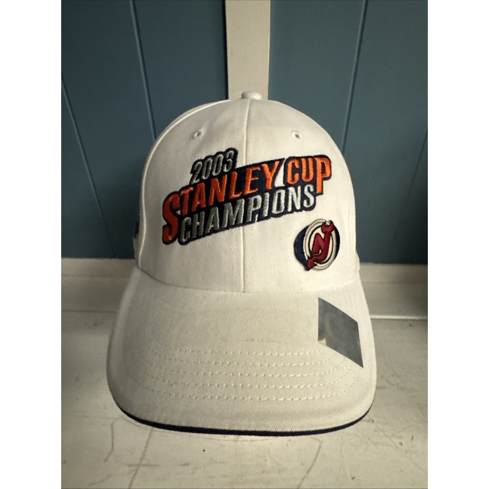 2003 Nike NEW JERSEY DEVILS Stanley Cup Champions Locker Room (Adjustable) Cap
